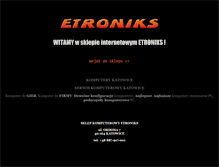 Tablet Screenshot of etroniks.net